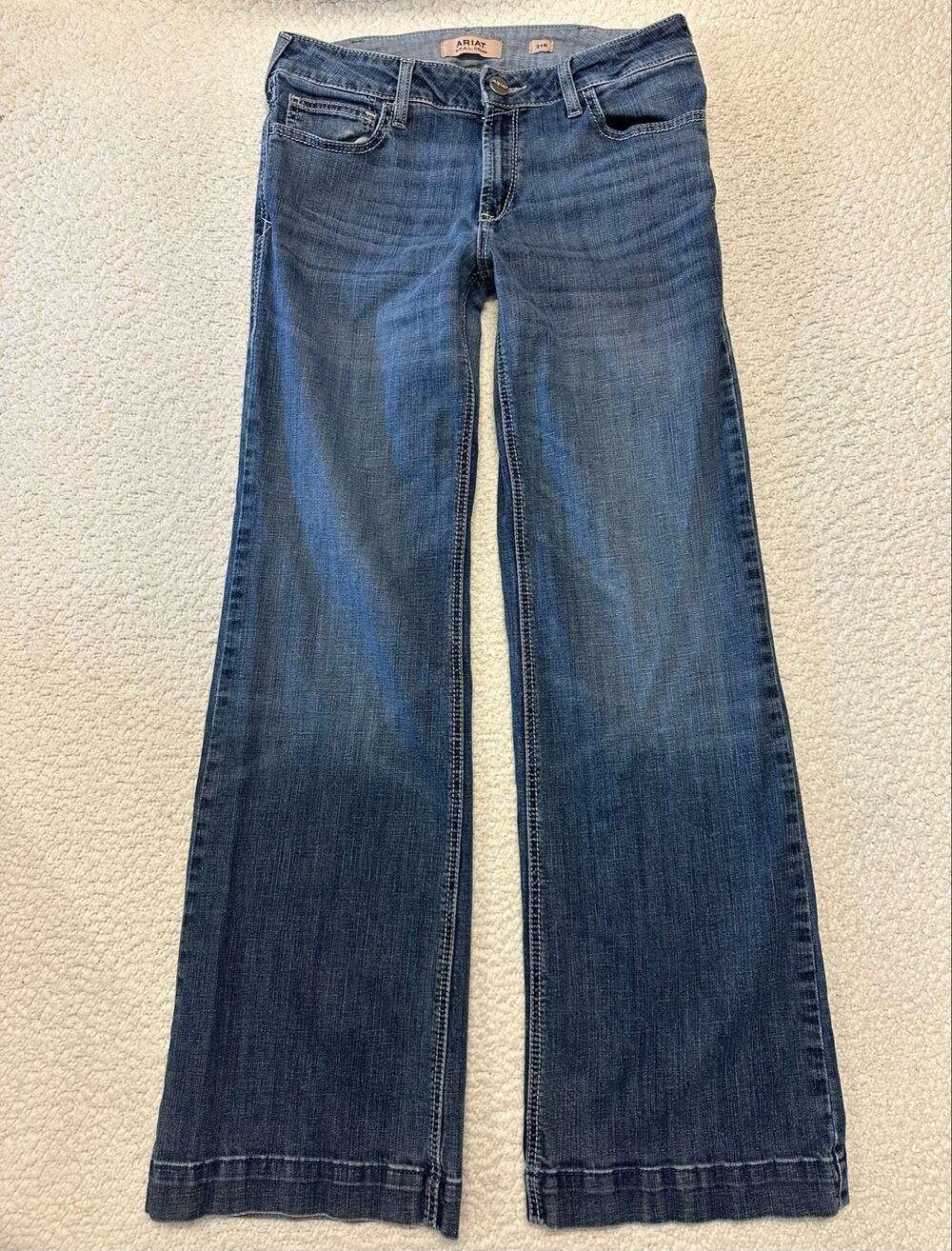 Ariat Womens Aisha Trouser Wide Leg Jeans Size 31
